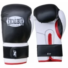 Перчатки боксерские детские Excalibur 8054/1 Black/White PU 6 унций